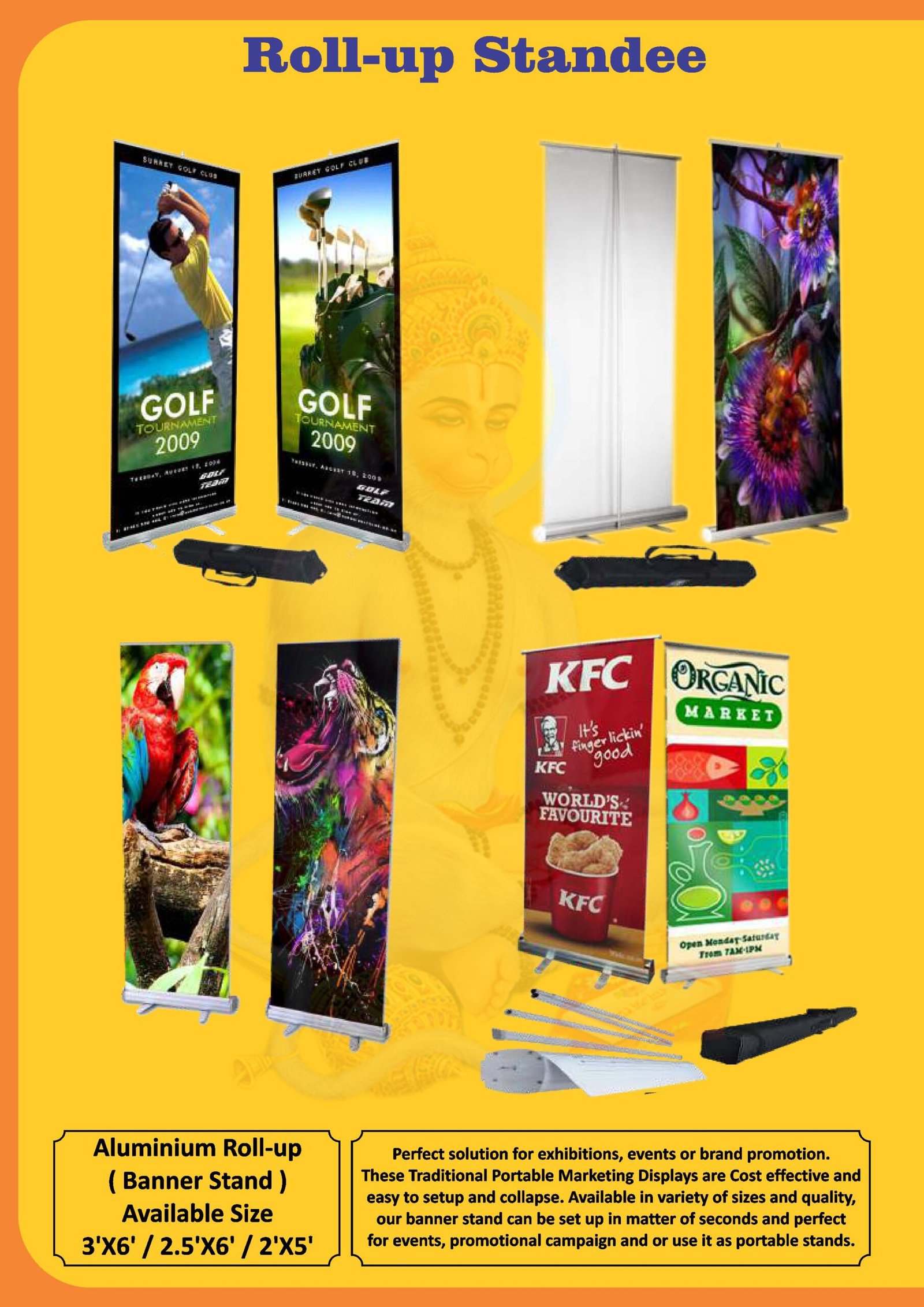 Roll-up Standee Sample